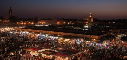 Marrakech trznica Jemaa el Fna