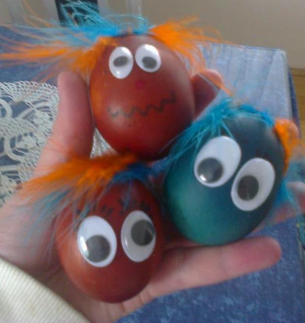 Okraševanje pisanic z otroki