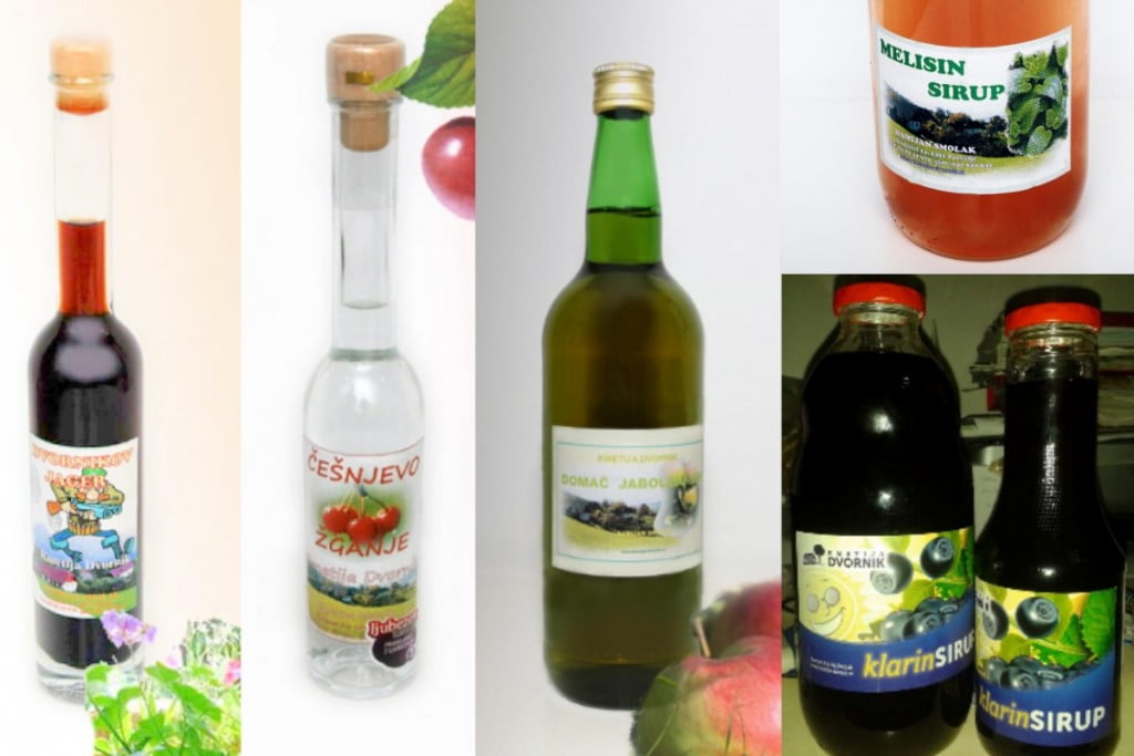 Kmetija Dvornik - jabolčni kis, žganja, likerji