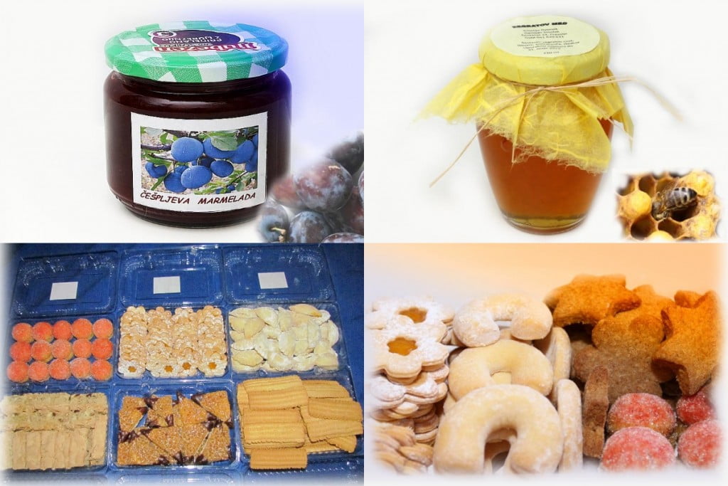 kmetija Dvornik - piškoti, rezanci, med, marmelada, moka