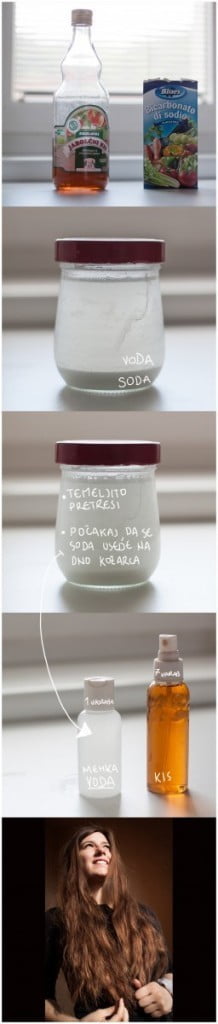 soda bikarbona - smrt šamponu svoboda lasem