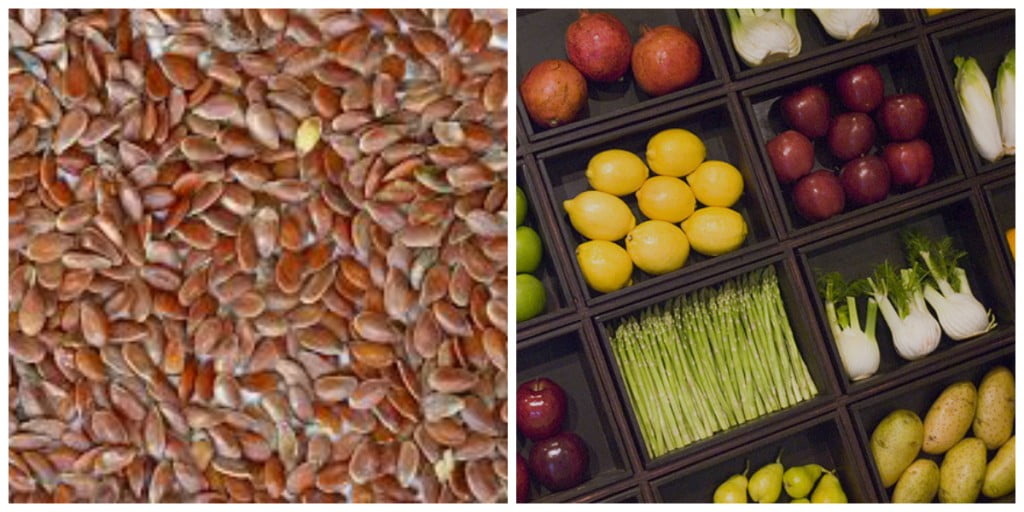 Laneno seme in zelenjava