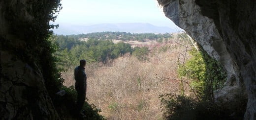 Pogled iz Ladrice preko nekdanjega kraškega polja in Tinjana do Kopra in še dlje (foto: Tomaž Petek)