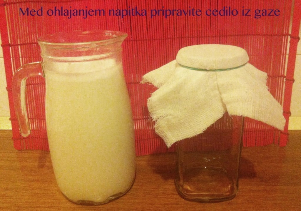 Doma pripravljen rižev napitek