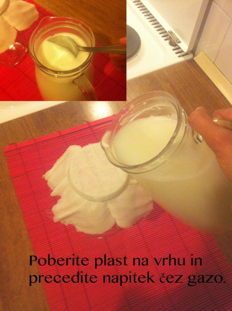 Doma pripravljen rižev napitek
