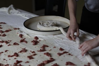 Priprava mesnega bureka