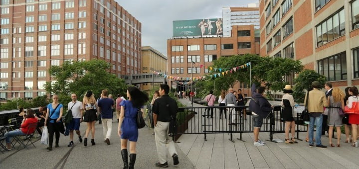 Znameniti urbani park High Line v New Yorku