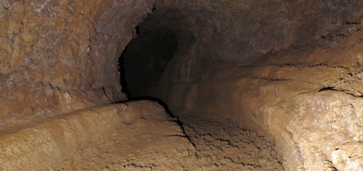 Tenerife - podzemlje Bele gore, vetrovna lavina cev