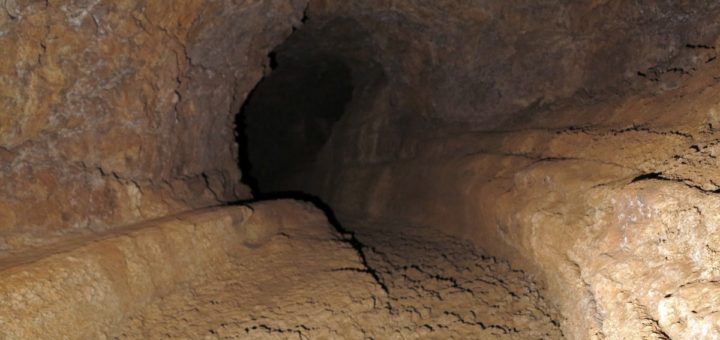Tenerife - podzemlje Bele gore, vetrovna lavina cev
