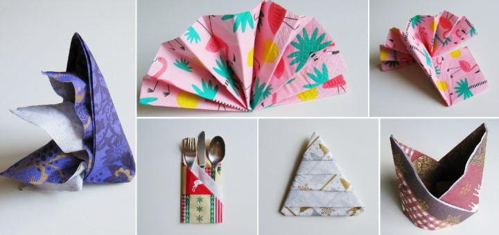 Zlaganje prtičkov za vse priložnosti - naredi sam