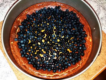 Cheesecake z borovnicami