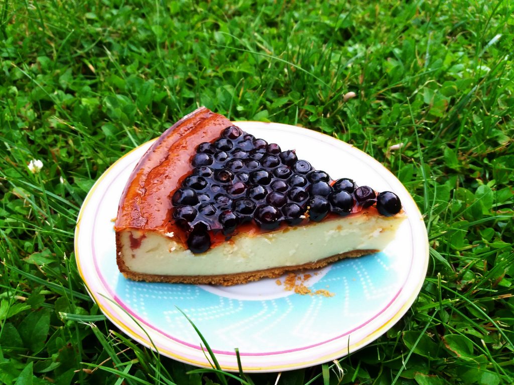Cheesecake z borovnicami