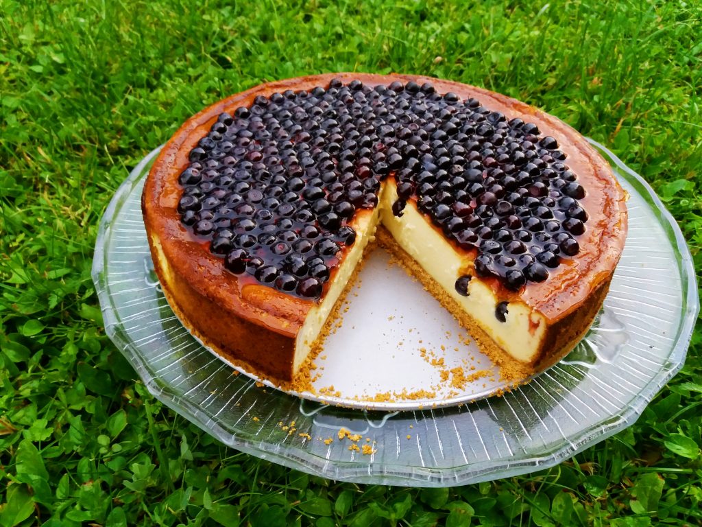 Cheesecake z borovnicami