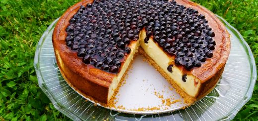 Cheesecake z borovnicami