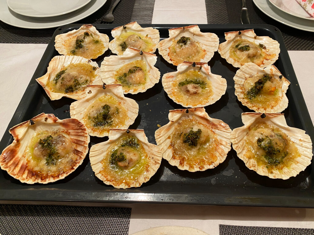 Recept za gratinirane Jakobove pokrovače – kapesante