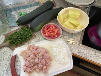 Recept za polnjene bučke z mesom