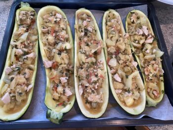 Recept za polnjene bučke z mesom