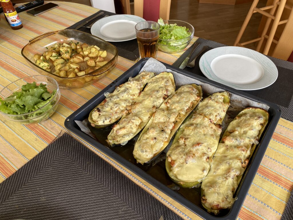 Recept za polnjene bučke z mesom
